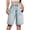 Light Blue, variant on Women's Baggy Jeans Jorts Mid-Low Waisted Denim Y2K Hip-Hop Streetwear Shorts Summer Hot Pants