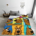 thumbnail image 2 of Lsque Scooby-Doo Pattern Fuzzy Fleece Throw Blanket Extra Large,Super Soft,Fluffy and Warm Blankets for Couch,Bed,All Season Use (40"x30"), 2 of 7