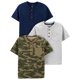 thumbnail image 1 of Camisetas Simple Joys by Carter's Baby Boys, paquete de 3 unidades, 4 unidades, 1 of 4
