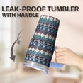 thumbnail image 5 of Boho Pattern Stainless Steel Cup 20oz with Lid & Straw - Double Wall Vacuum Insulated Travel Tumbler, Leakproof Thermal Coffee Mug, 5 of 5
