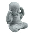 thumbnail image 6 of Ana Small Wise Buddha Monk Figurines Ornaments Statues See Speak Hear No Evil, 6 of 8