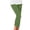 k565157-Army Green2, variant on LIIPEE Women Leggings Casual Elastic High Waist Slim Fit Calf Length Leggings Solid Color Pleated Pencil Trousers Fashion Comfortable Soft Breathable Daily Leggings,Army Green,L