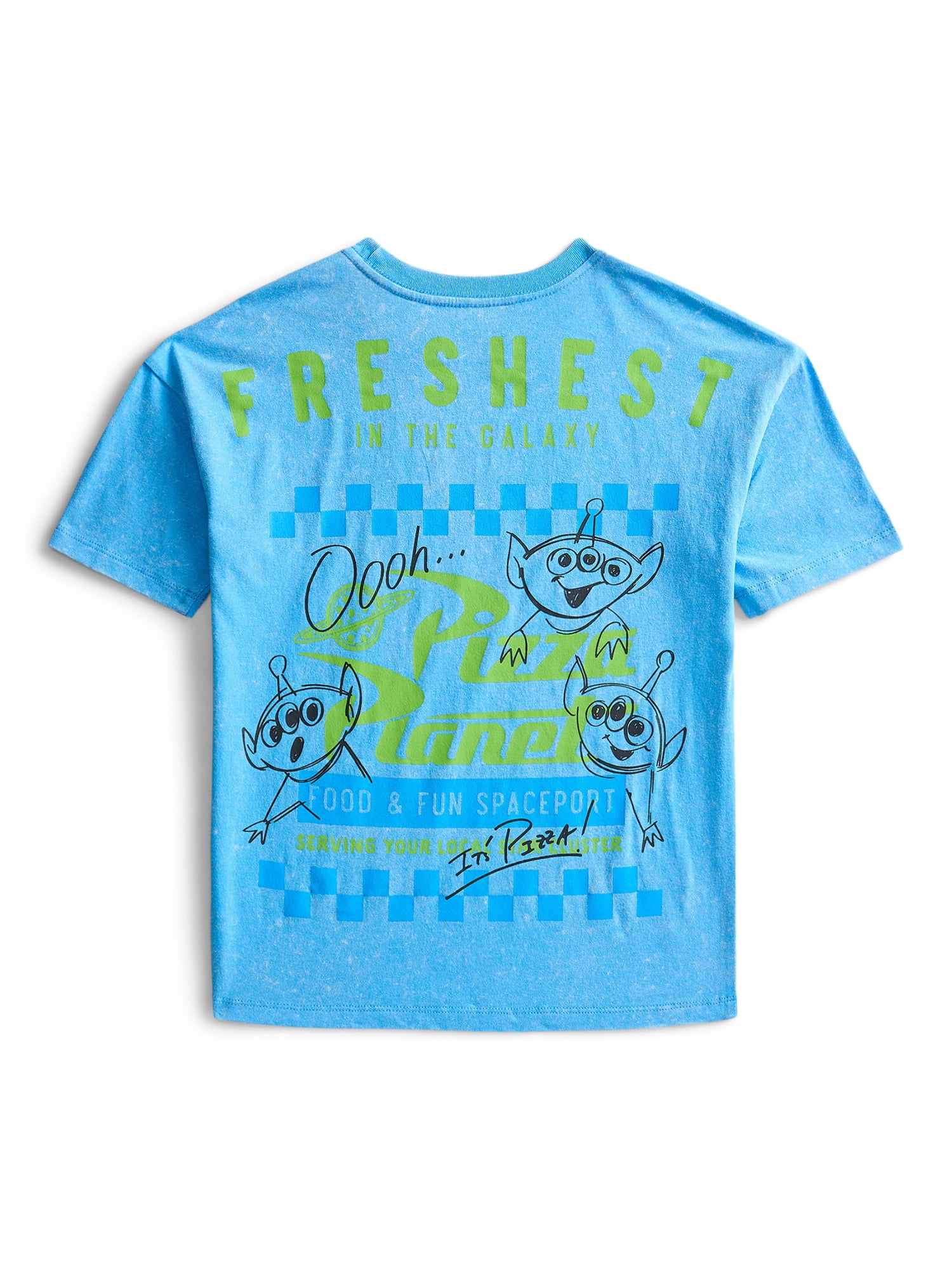 Toy Story Boys Mineral Wash Graphic Tee with Short Sleeves, Sizes 4-18