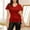 Red, variant on Cute Womens Tops Silver 2026 T Shirt Dressy Y2K Womens Shirts,M