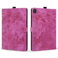 thumbnail image 2 of FJLBDE Case for Lenovo Tab 10.1 inch 2025 Released K10C TB311FU with Stand, Card Slot, Embossed Cat PU Leather Cover, Rose, 2 of 7