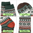 thumbnail image 2 of COOPLUS Mens Winter Warm Socks Men Wool Hiking Socks 5 Pairs, 2 of 6