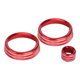 thumbnail image 2 of Air 3 piezas a C perilla de aleación de aluminio ajuste de volumen decoración ajuste para Sport L550 2020+rojo ANGGREK Otros, 2 of 8