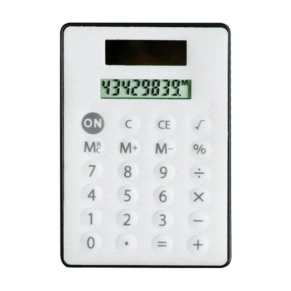 Necvior Mini Solar Calculator with 8 Digit Display for Students, Teachers, and Budgeting Needs Easy Portability