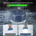 thumbnail image 2 of Solar Luminous Light Hand Holding Light Bulb LED Hanging Light with LED Beads Hanging Hook USB Charging Solar Panel for Yard Stair, 2 of 8