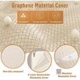 thumbnail image 2 of Tolead 5Pcs Bed Wedge Pillow Set, Sit up Pillow, Recovery, Health, Acid Reflux, Comfort, Memory Foam, Beige, 2 of 7