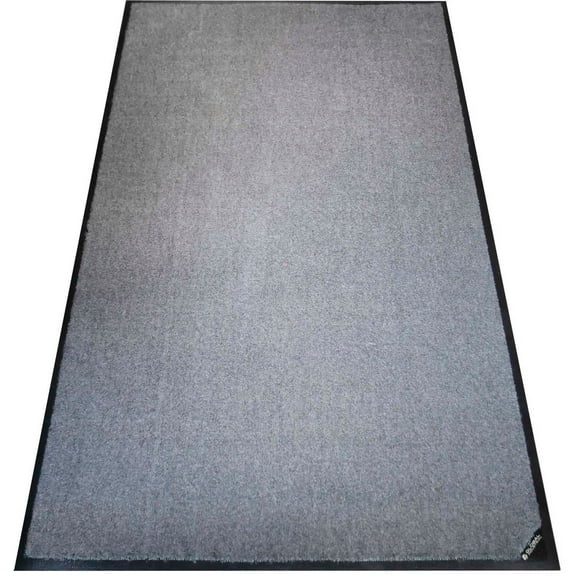 Global Industrial 800376GY 0.38 in. Thick 3 x 5 ft. Plush Entrance Mat, Gray