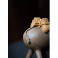thumbnail image 4 of Chinese Handmade Purple Clay Tea Pet Tea Set Lucky Donkey Statue Ornaments Tea Figurine Sculpture Crafts, 4 of 7