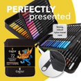 thumbnail image 2 of Castle Art Supplies 72 Colored Pencils Zipper-Case Set | Quality Soft Core Coloring Pencils for Adults Professionals and Colorists | In Neat Strong Carry-Anywhere Zipper Case, 2 of 5