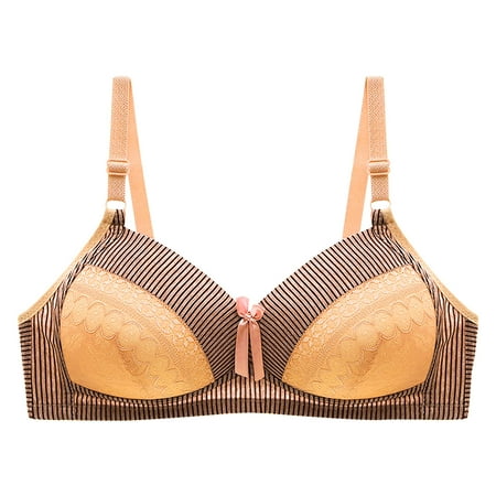 Bigersell Classic Bra Push up Bra Balconette Bras Ladies Sport Bra Style B95 Nursing Bra Women Lightly Lined Bra Feature Bra Sets for Women Hook & Eye Bra Closure   Beige XL