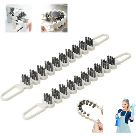 

Off Promotions! Bendable Multifunctional Cleaning Brush Hard Bristled Cleaning Brush Cleaning Brush Scrub Brush For Cleaning Hard Brush For Cleaning Bathroom Kitchen (White) 2 × Brush Clearance Sale!
