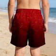 thumbnail image 5 of ATOGUTA Swim Shorts for Boys with Liner Bathing Suits Summer Quick Dry Swimwear Swim Trunks Size 5T-14, Red, 5 of 6