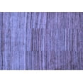 thumbnail image 1 of Ahgly Company Machine Washable Indoor Rectangle Abstract Blue Modern Area Rugs, 2' x 5', 1 of 4