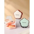 thumbnail image 4 of Powder Puff Storage Case, Breathable Makeup Sponge Container with Mirror Dust-proof Travel Cosmetic Box for Students and Daily Beauty, Blue, 4 of 4
