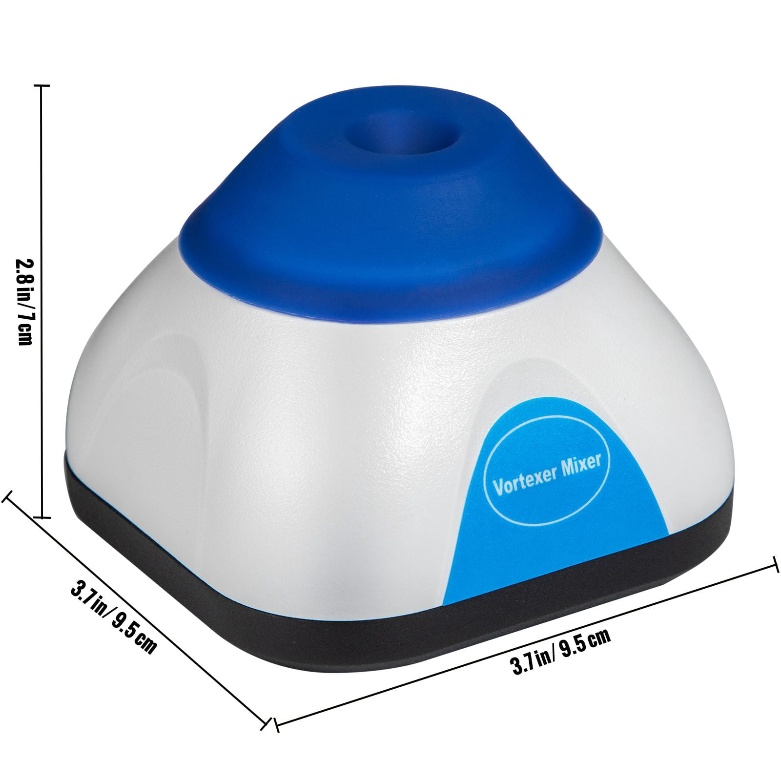 Vortex Mixer 3000 RPM Fixed Speed, 50mL Capacity 6mm Orbit, Brushless DC Motor Powerful Lab Vortex Shaker for Test Tube Sample Mixing