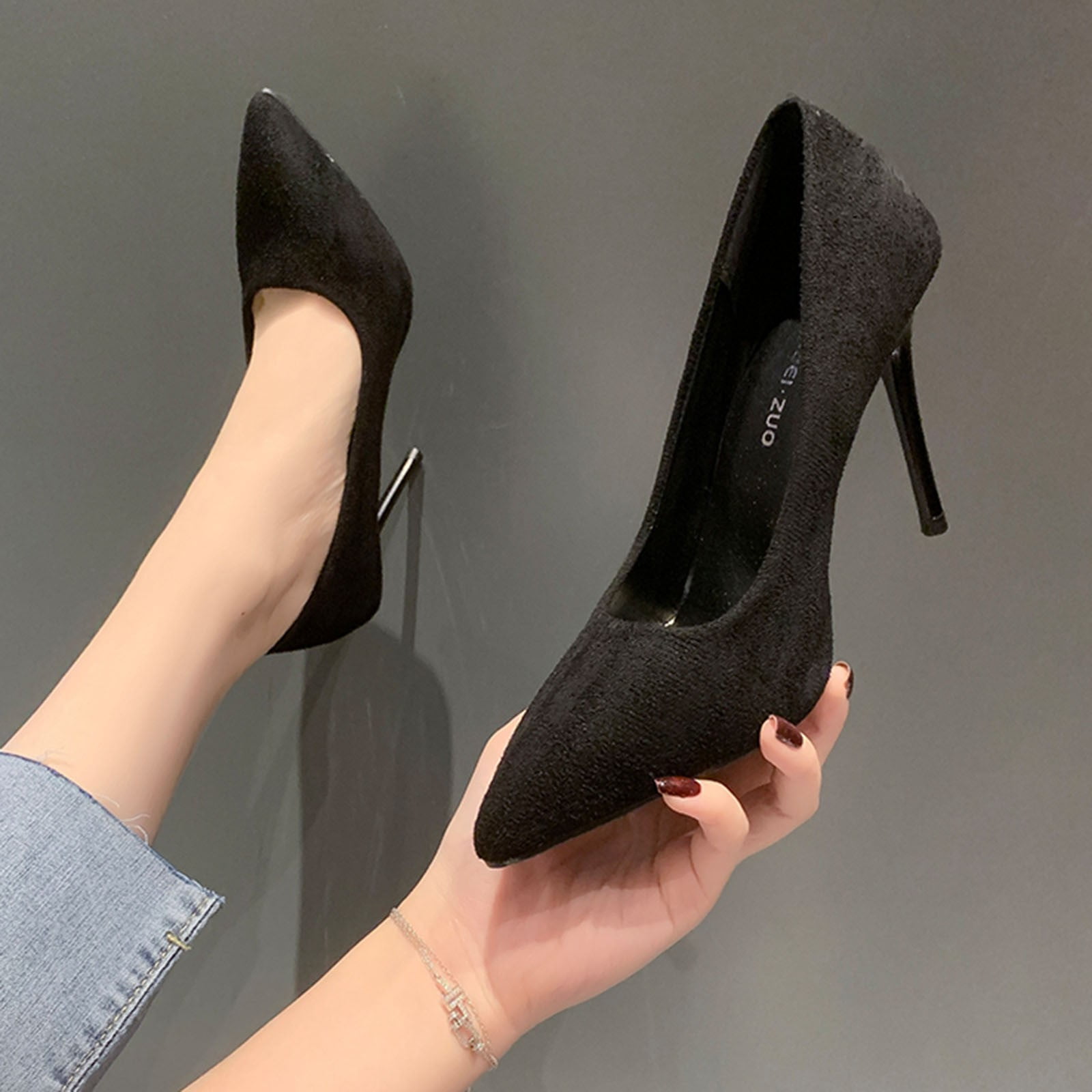 dmqupv Wedge Heel Boots for Women Knee High Thigh High Shoes