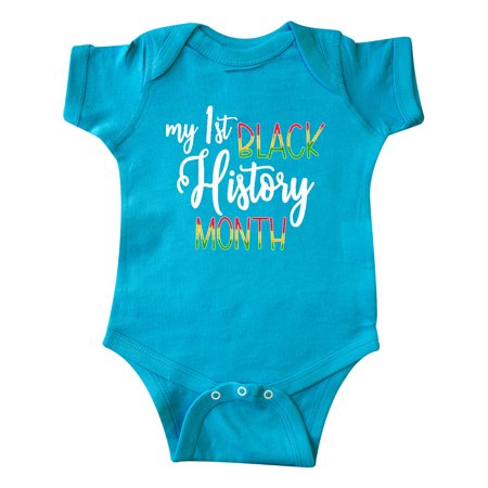 

Inktastic My 1st Black History Month Gift Baby Boy or Baby Girl Bodysuit