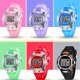 thumbnail image 3 of FELTECHELECTR Relojes para niños, reloj electrónico para estudiantes, reloj deportivo impermeable, reloj electrónico luminoso para niños, color verde, 3 of 6