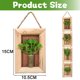 thumbnail image 2 of 4 Uds. De suculentas de simulación, bonsái para colgar en la pared, decoración interior creativa, flores artificiales y plantas verdes, 2 of 5