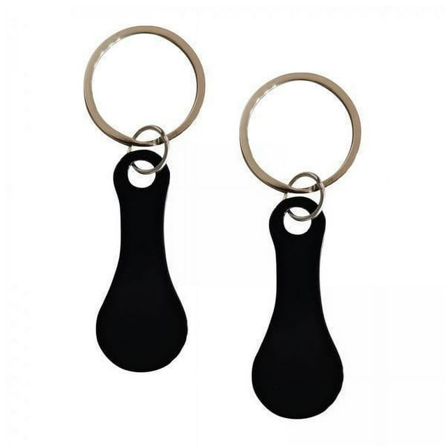 6x Carrito de Compras Fichas Llaveros Carrito de Compras Cuelga Portátil Ligero Decoración Pulsera Llaves de Liberación Decorativas Llavero Gancho 6 piezas