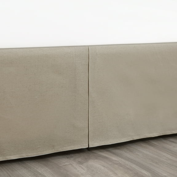 Levtex Home - Linen Dust Ruffle - California King Sized - Tan - (72x84x16in.)
