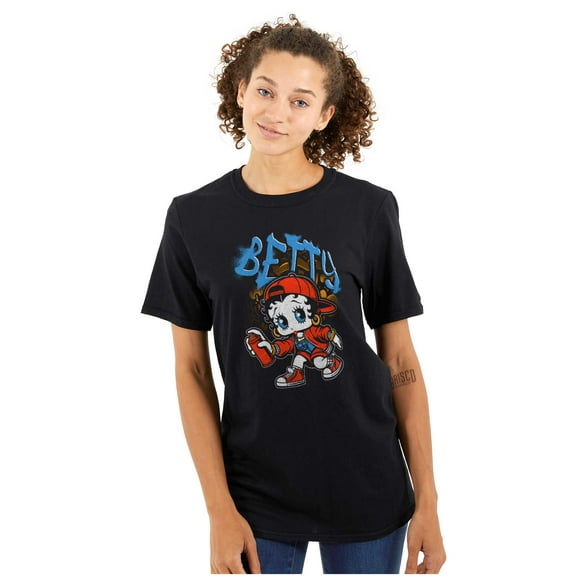 Betty Boop Streetwear Graffiti Artist Women's Graphic T Shirt Tees Brisco Brands S