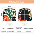 thumbnail image 3 of Boho Abstract Art Seat Covers for Dining Room Chairs Set Of 4,Stretch Printed Washable Chair Seat Cover with Elastic Ties and Button,Removable Waterproof Couch Cushion Covers, 3 of 6