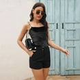 thumbnail image 4 of Aboser Velour Velvet Cami Tank Tops for Women Trendy Spaghetti Strap Camisoles Slim Fit Sleeveless Tee Top Going Out Clothes Soft Open Back T Shirts, 4 of 5