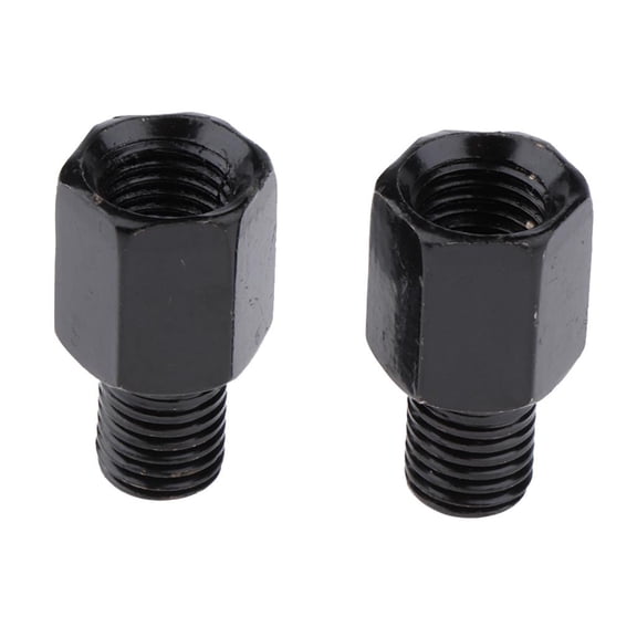 Motorcycle Mirror Adapters - RH 10mm to 10mm Counterclockwise Threaded