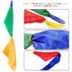 thumbnail image 5 of Bufanda mágica colorida 4 bufandas de seda que cambian de color para magia callejera, hogar, escuela, fiesta (rojo, amarillo, azul, verde), 5 of 5