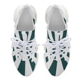 thumbnail image 5 of Aesthetic Grey Green And White Sunburst Walking Shoes for Men Woman Lightweight Tennis Fashion Elastic Sports Shoes Cushion Basketball Shoes, 5 of 7