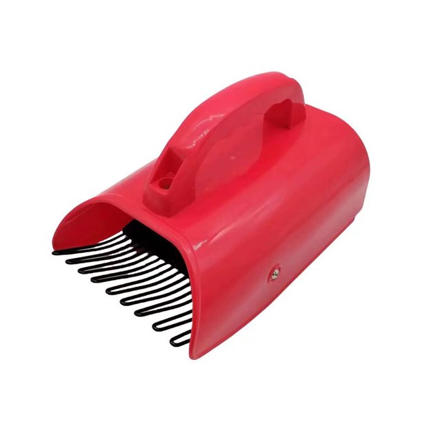 Recolector de arándanos con contenedor para recolección de frutas, herramienta de jardinería para cosechar, rastrillo para arándanos, pala para cosechar frambuesas y moras de manera eficiente.