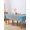 Sky Blue Gray, variant on LightSalmon Gray Ombre Table Cloth, Modern Gradient Abstract Art Waterproof Tablecloth for Rectangle Tables, Reusable Washable Fabric Table Cover for Restaurant Kitchen Dining Tables 54"x108"