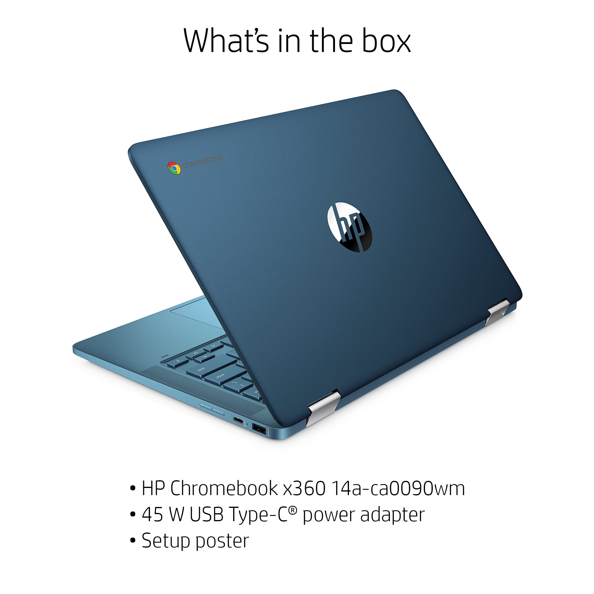 HP 14 2-in-1 Touch Teal Chromebook 