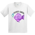 thumbnail image 3 of Inktastic Cutest Catch Cute Purple Fish Youth T-Shirt, 3 of 5