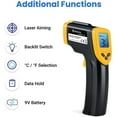 thumbnail image 2 of Digital Laser Infrared Thermometer, Non-contact Temperature Meter, Temperature Meter, Lcd Lighting., 2 of 5