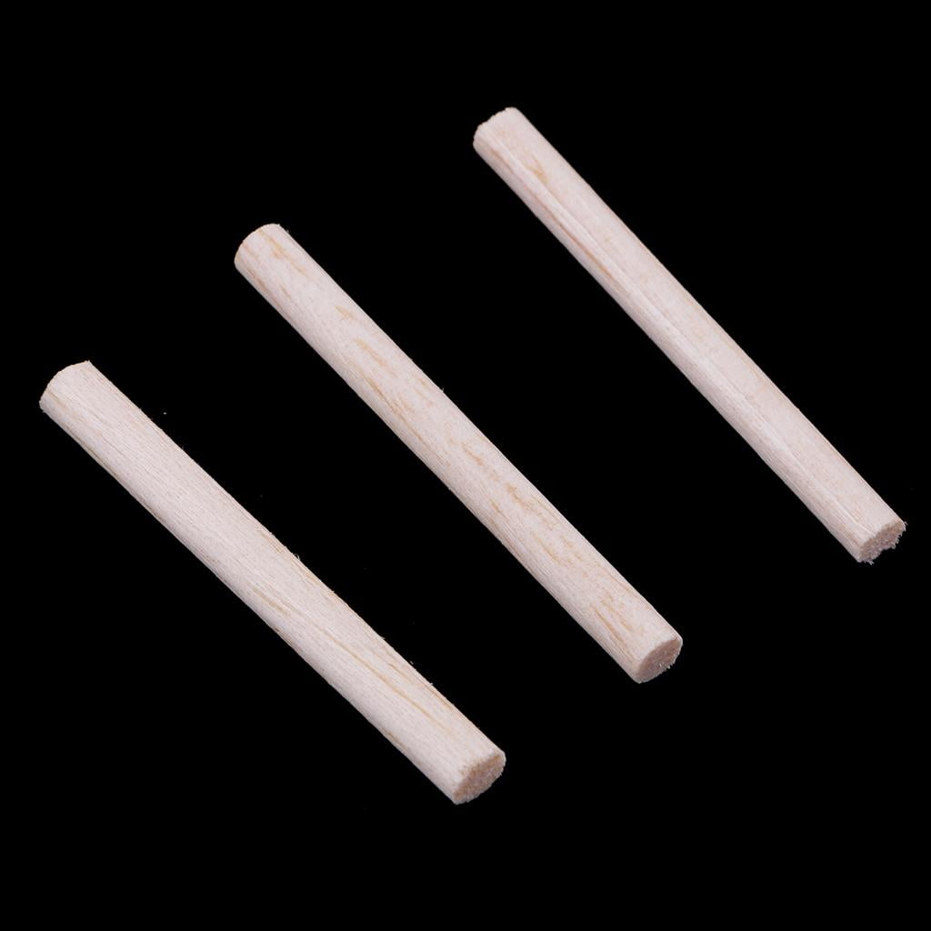 Milageto 80 Pieces 50/300/120mm Balsa Stick Unfinished Modelling Stick
