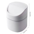 thumbnail image 2 of POINTERTECK Cute Mini Trash Can Simplicity Desktops Mini Dustbin Household Cleaning Tools For Home Office New, 2 of 4