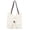 White, variant on Boho Crochet Summer Beach Tote Handmade Cotton Rope Macrame Knit Shoulder Bag for Women Slouchy Hobo
