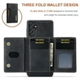 thumbnail image 5 of for Samsung Galaxy A14 5G Case ,Magnetic Buckle Leather Detachable Wallet Cover, Card Pocket Back Flip Kickstand Shockproof Business Slim Phone Case For Samsung Galaxy A14 5G,
Black, 5 of 10