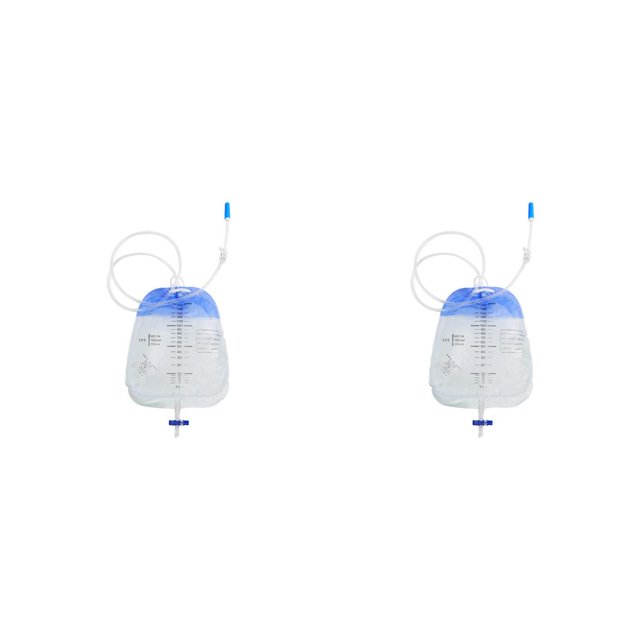 Seitruly Bolsa urinaria con escala transparente Impermeable Reutilizable Bolsa de drenaje de botella de agua de bolsillo Bolsa de dispositivo de 50 piezas 2piezas