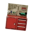 thumbnail image 1 of Milaget 1/64 Garage Tool Rack Diorama Decoration Authentic Display Ornament Novelty Tool red old, 1 of 7