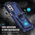 thumbnail image 5 of Allytech Moto G Stylus 2022 Case with Kickstand, Ring Holder Kickstand Military Grade Shockproof Anti-scratch Protective Compatible with Car Mount Case Cover for Motorola G Stylus 2022 -Blue, 5 of 6