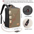 thumbnail image 3 of Extra Large Travel Backpack Expandable Airplane Approved Weekender Bag for Men and Women, Water Resistant fast, 3 of 5