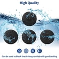 thumbnail image 3 of 4 Pack Pool Wall Plugs Replacement Parts Above Ground Pool Filter Pump Filter Hole Plug Compatible with Intex and Bestway (Black), 3 of 5