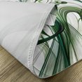 thumbnail image 4 of Ambesonne Green Place Mats Set of 4, Modern Curlicue Leaves Dreamy, Standard Size, White Emerald Teal, 4 of 5